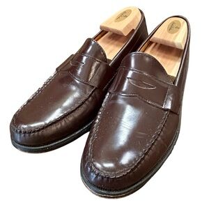 Brooks Brothers Men’s Leather Penny Loafers – Size 9 D